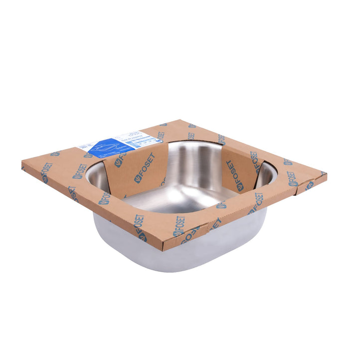 Tarja de empotrar sencilla 38x38cm, Foset Basic 49208