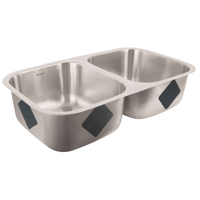 Tarja de submontar 82x47x23cm doble tina, Foset Riviera 45176