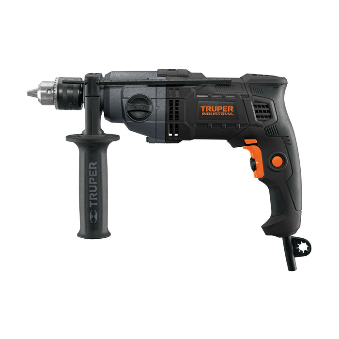Taladro 1/2' 800 W dos velocidades, industrial, Truper Código: 103068