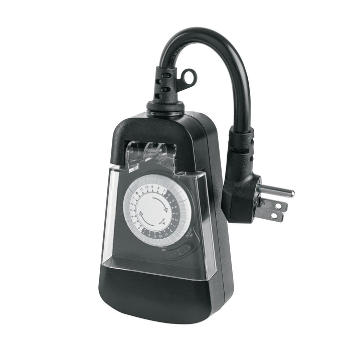 Temporizador analógico para uso en exteriores, Volteck 45519