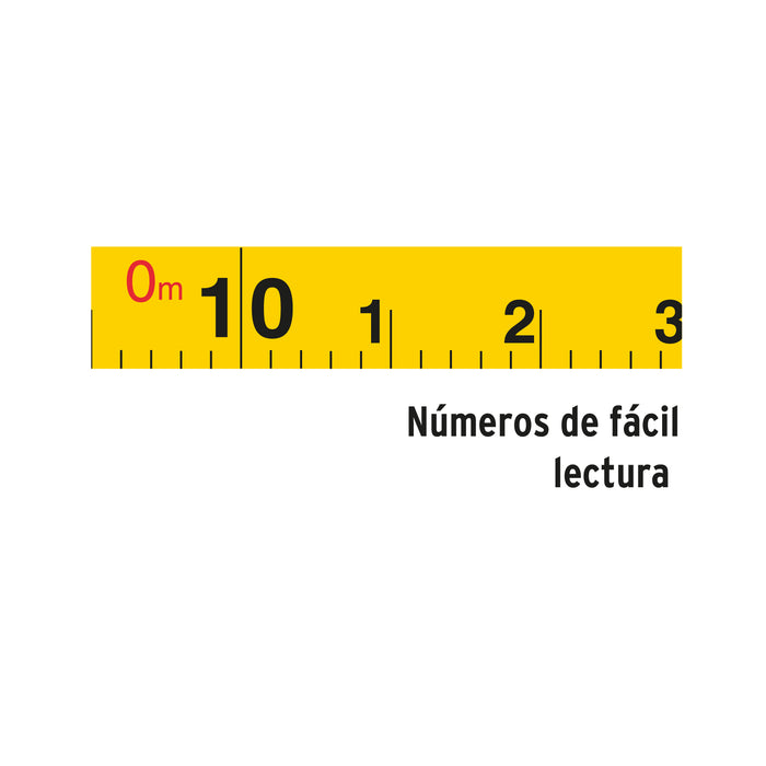 Cinta larga 100 m de fibra de vidrio, tipo cruceta, Truper 12645 TFC-100ME