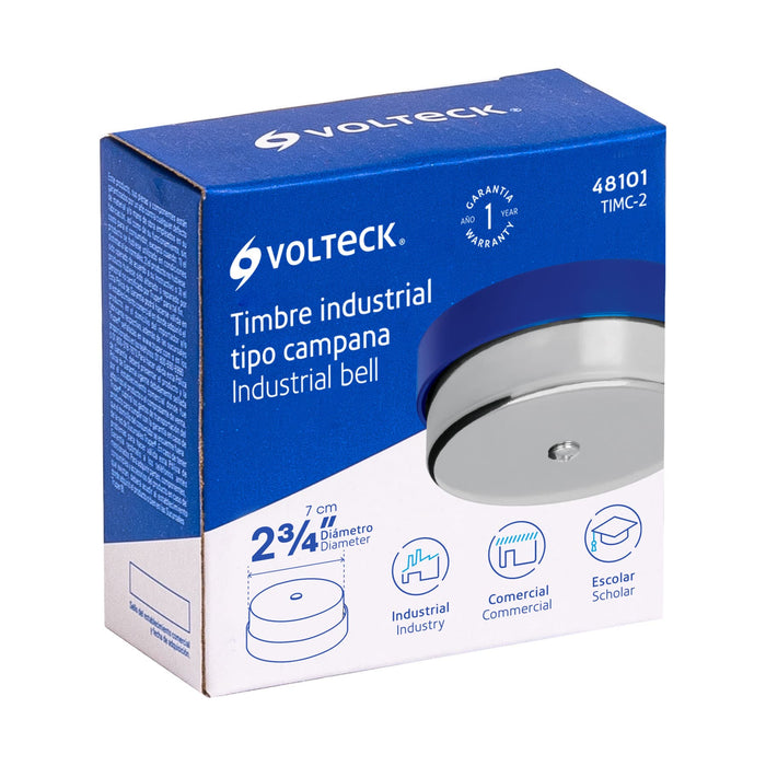 Timbre tipo campana de 2', Volteck 48101