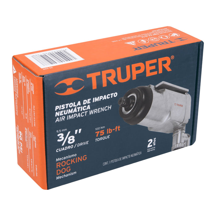 Llave neumática de impacto 3/8', Truper 16885 TPN-722-2