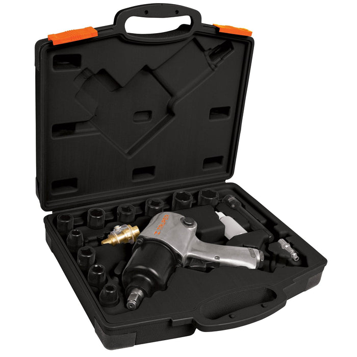 Llave de impacto neumática 1/2', industrial, Truper 11187 TPN-734H-2