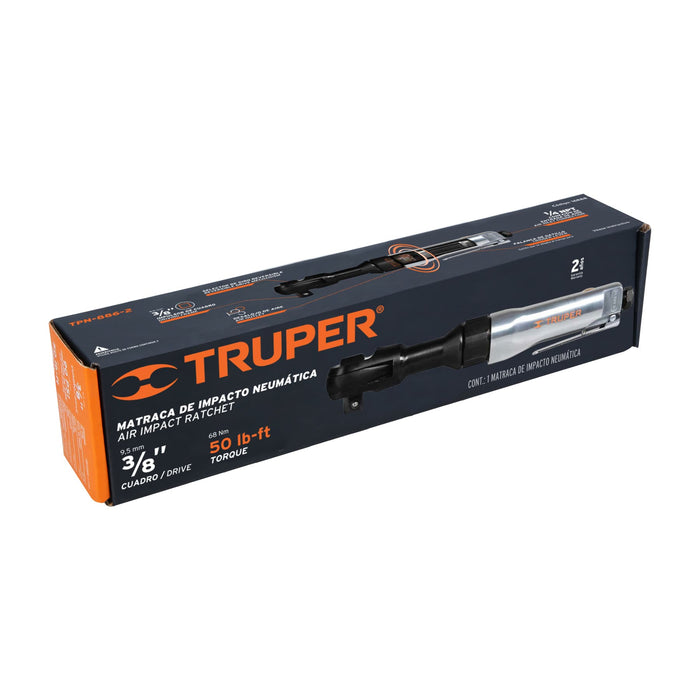 Matraca de impacto neumática 3/8', Truper 16888 TPN-886-2