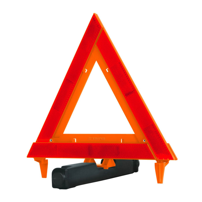 Triángulo de seguridad de 29 cm de alto con estuche plástico 10943 TRISE-290