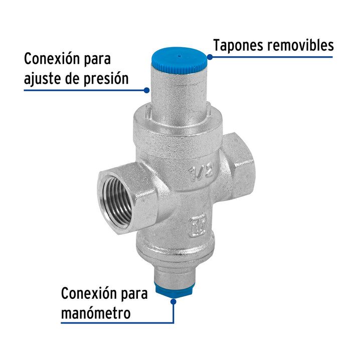 Válvula reductora de presión 1/2', Foset 48061