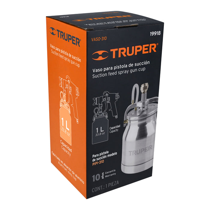 Vaso aluminio de repuesto para PIPI-310, Truper 19918 VASO-310