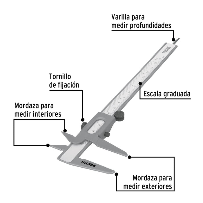 Vernier de 6', Pretul 21455 VER-6PX