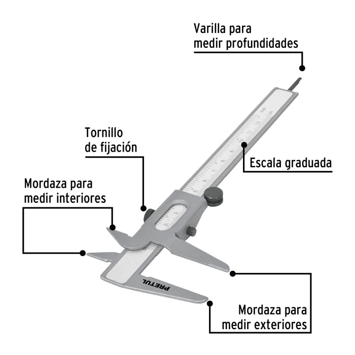 Vernier de 5', Pretul 21454 VER-6P