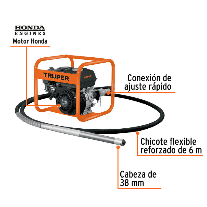 Concha para carretilla CAT- 55, Truper 19706 CO-55